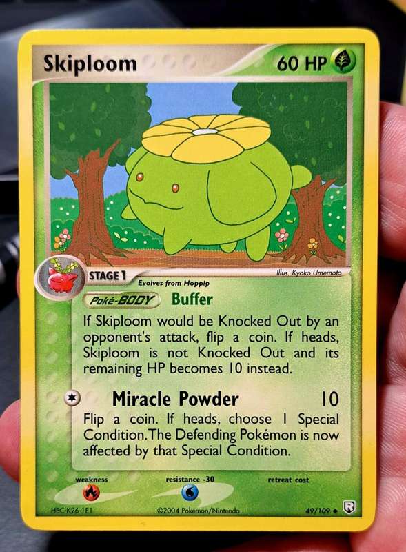 Pokemon Trading Cards - Skiploom - 49/109 - Ex Team Rocket Returns - NM