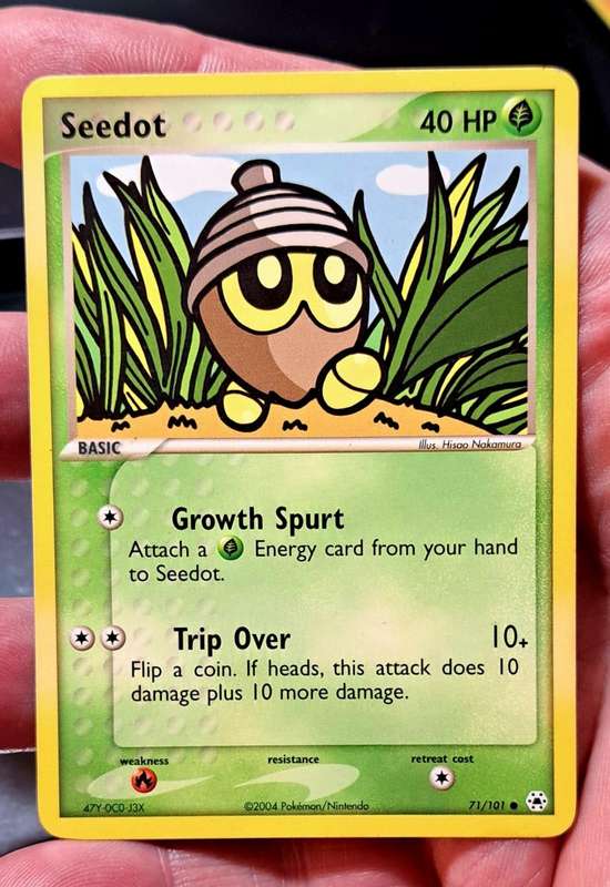 Pokemon Trading Cards - Seedot - 71/101 - Common Ex Hidden Legends Singles - NM