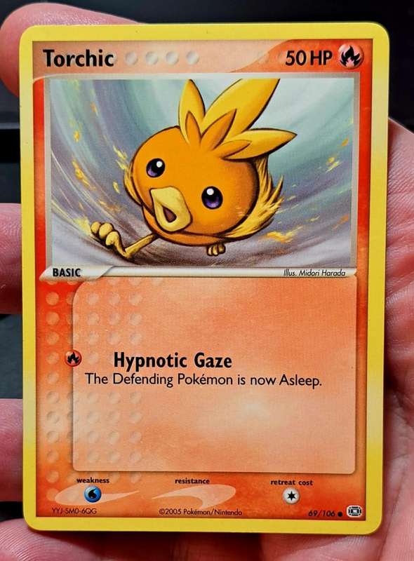 Pokemon Trading Cards - Torchic - 69/106 - Common Ex Emerald Singles - NM