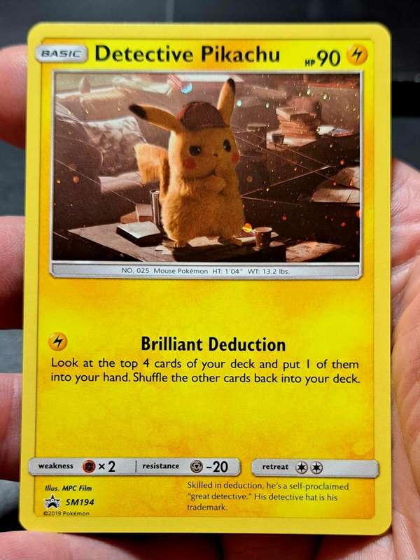 Pokemon Trading Cards - Detective Pikachu - SM194 - Holo Promo Pokemon Sun & Moon Promos - NM