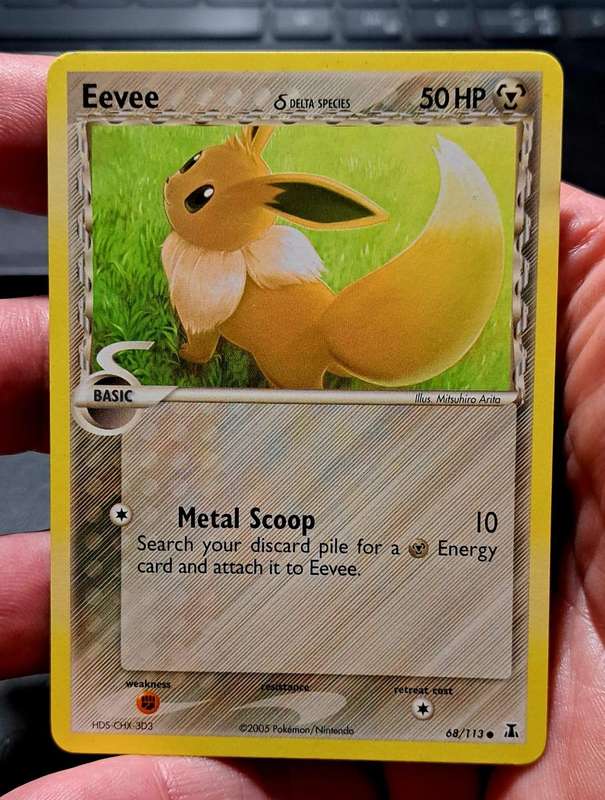 Pokemon Trading Cards - Eevee (Delta Species) - 68/113 - Common Ex Delta Species Singles - NM