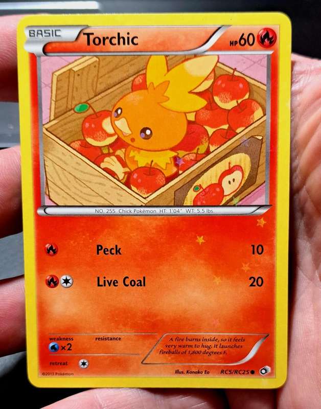 Pokemon Trading Cards - Torchic - RC5/RC25 - Black & White 11: Legendary Treasures Sin - NM