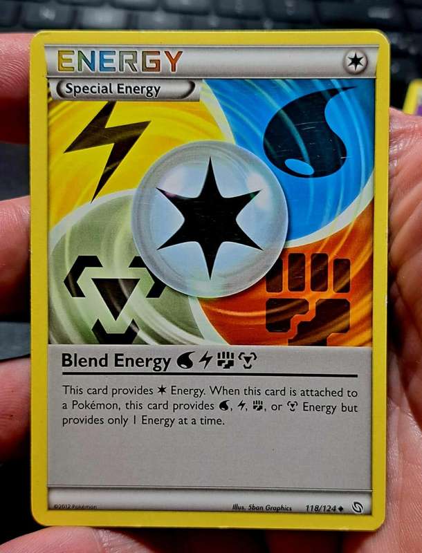 Pokemon Trading Cards - Blend Energy WLFM - 118/124 - Uncommon Black & White 6: Dragons Exalted - LP