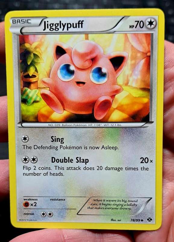 Pokemon Trading Cards - Jigglypuff - 78/99 - Uncommon Black & White 4: Next Destinies Singles - NM