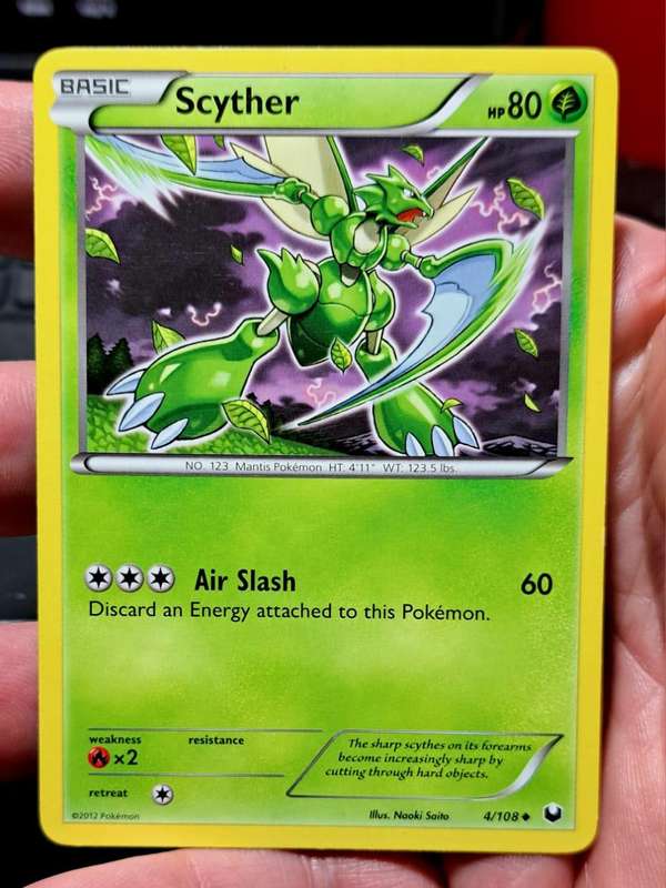 Pokemon Trading Cards - Scyther - 4/108 - Uncommon Black & White 5: Dark Explorers Singles - NM