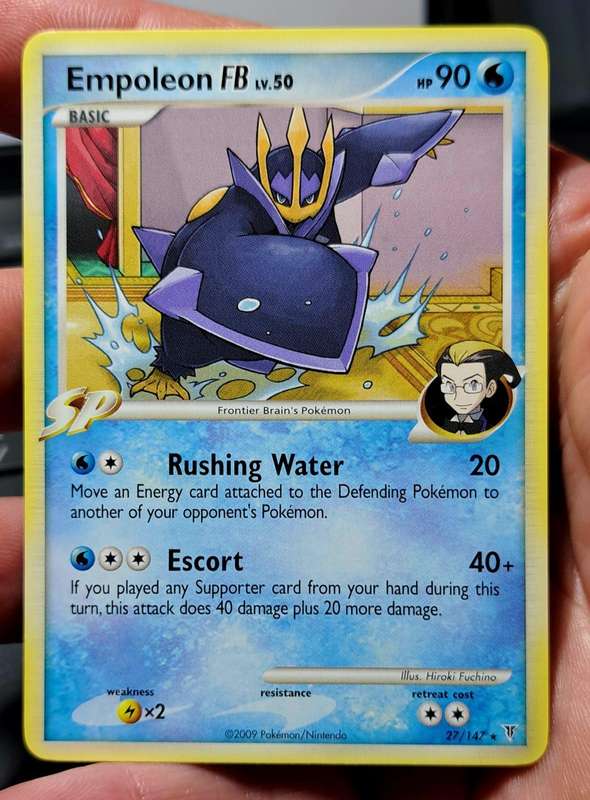 Pokemon Trading Cards - Empoleon FB - 27/147 - Rare Platinum: Supreme Victors Singles - NM