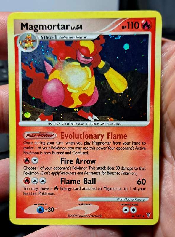Pokemon Trading Cards - Magmortar - 6/147 - Holo Rare Platinum: Supreme Victors Singles  - NM