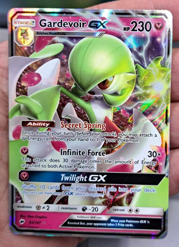 Pokemon Trading Cards - TCG - Gardevoir GX - 93/147 - Ultra Rare - Burning Shadows - NM