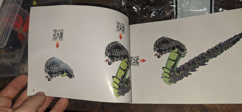 Non Lego Mechanical Snake