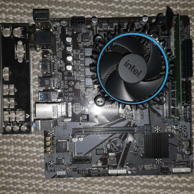 Upgrade Kit -Motherboard H610M,CPU 12th Gen i3 12100, 16gb RAM