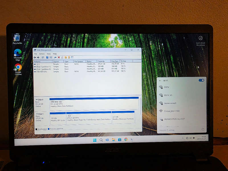 Laptop Acer i3 10th Gen, 8gb, 512gb Nvme, 1TB HDD