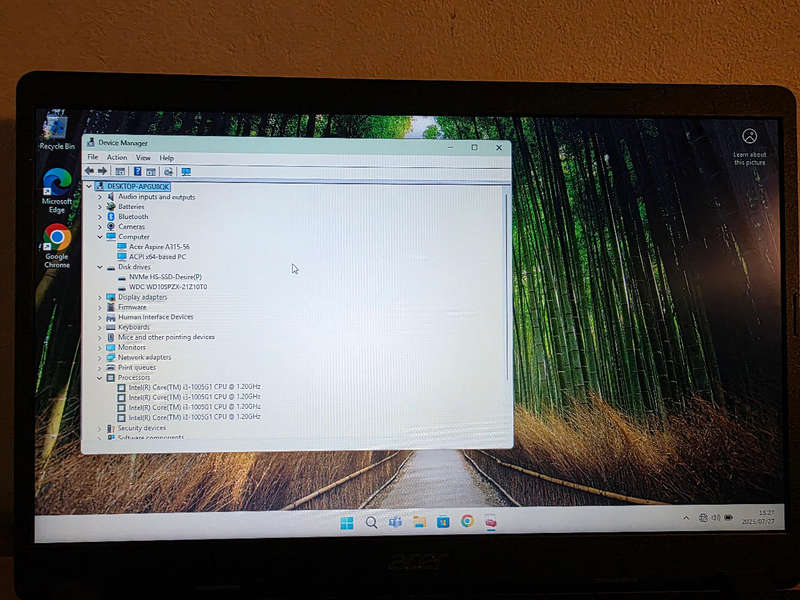 Laptop Acer i3 10th Gen, 8gb, 512gb Nvme, 1TB HDD