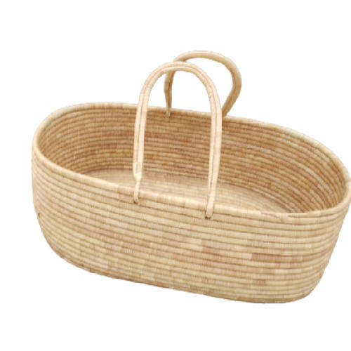 Malawi Cane Moses Baby Basket