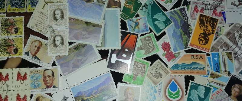 RSA stamps - Nice selection, some mint stamps noted