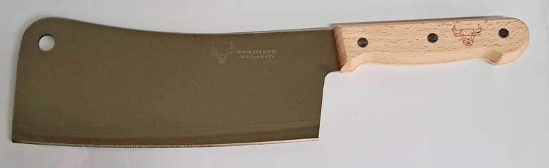 CLEAVER KNIVES SET OF 3 **NEW**