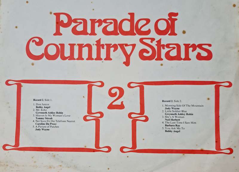 **RARE**PARADE OF COUNTRY STARS* (NO.1 TO NO 6)* VINTAGE *6 - LP'S*   IN ORIGINAL BOX.**1962-1975**