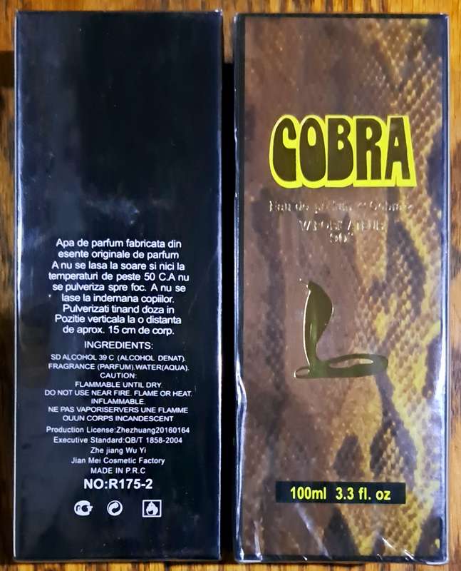 Corsalr & Cobra Natural Spray  2 x 100ml.