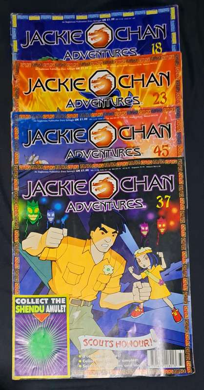 Vintage Jackie Chan Adventures  22 books good condition view all photos .