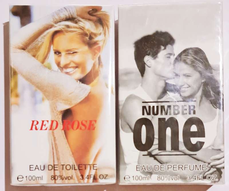 Red Rose & Number One Natural Spray 2 × 100ml.