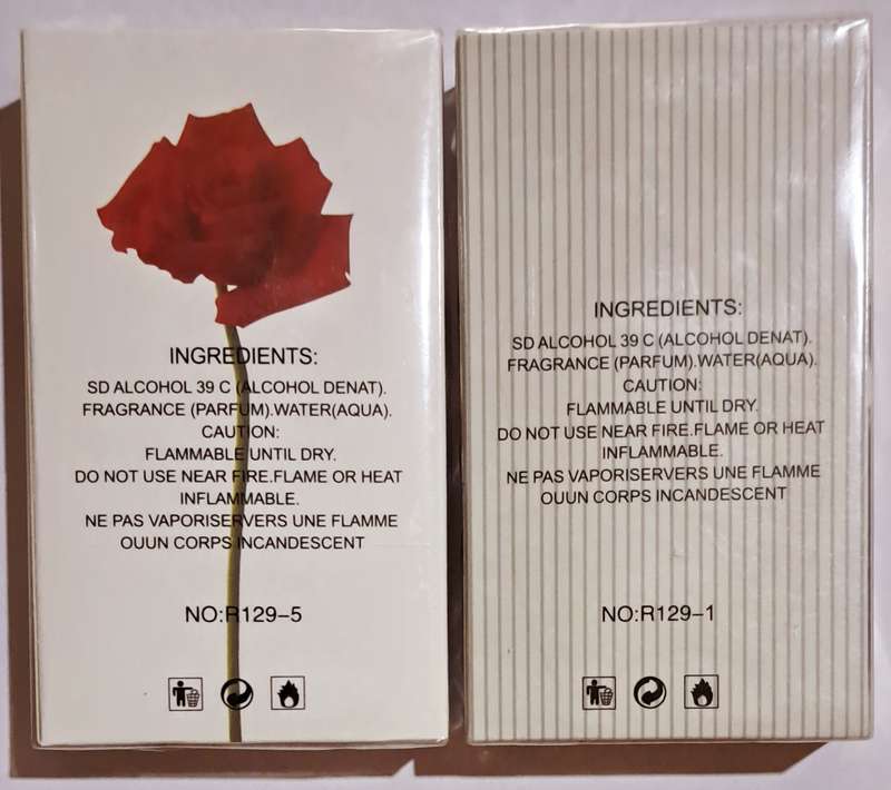 Red Rose & Number One Natural Spray 2 × 100ml.