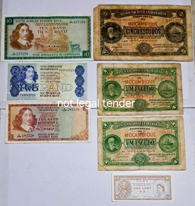 S.A. & Different Bank Notes from Country,s  of The World --Lot 11-- --7 Bank Notes.--