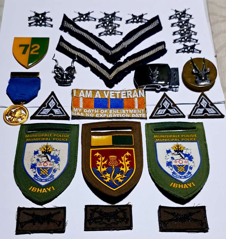 South Africa Military Items " Jop Lot 2 " Some New & Some Used "