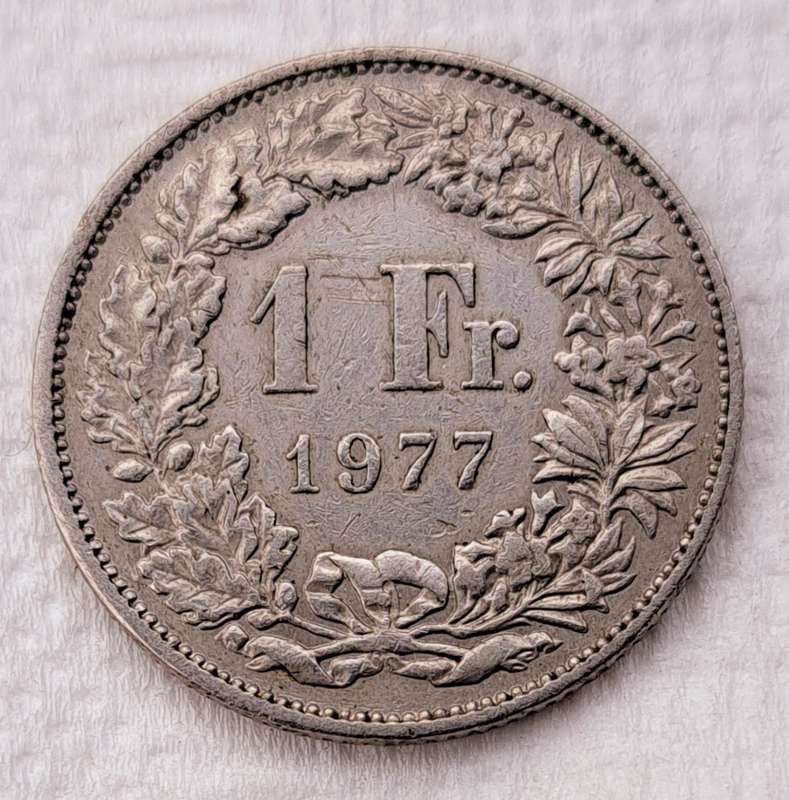 One Frank 1977 Coin.