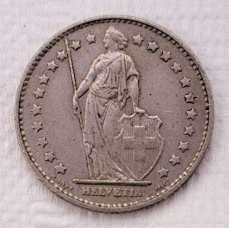 One Frank 1977 Coin.