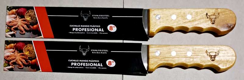 Kitchen knife combo  2 x knives for one bid 32cm.