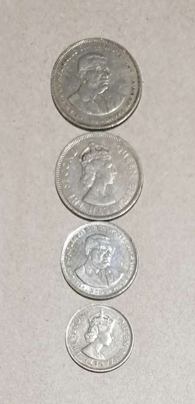 Collection of 4 Mauritius Coins
