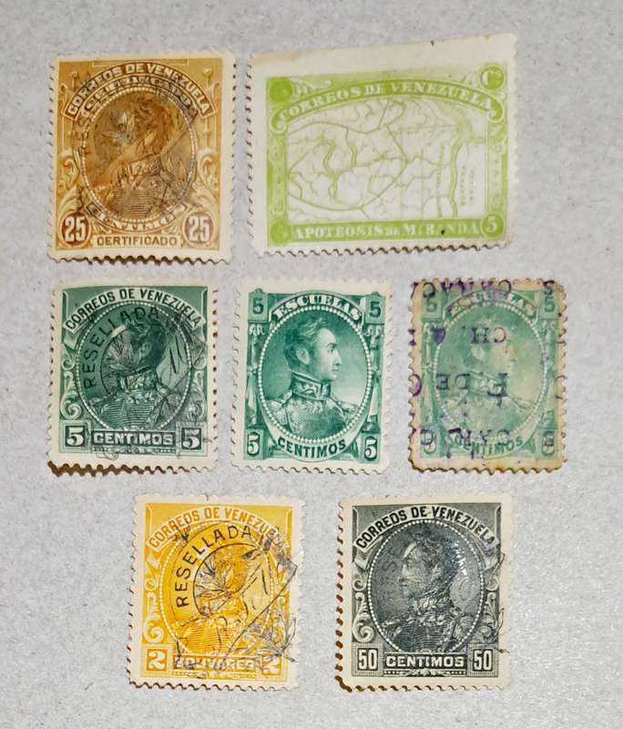 7 MINT / USED VENEZUELA'S STAMPS **A3**