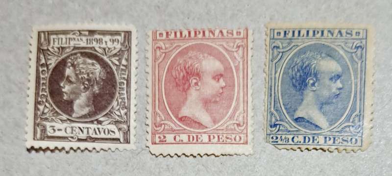 Three Unused Philippines Stamps  - A7 -