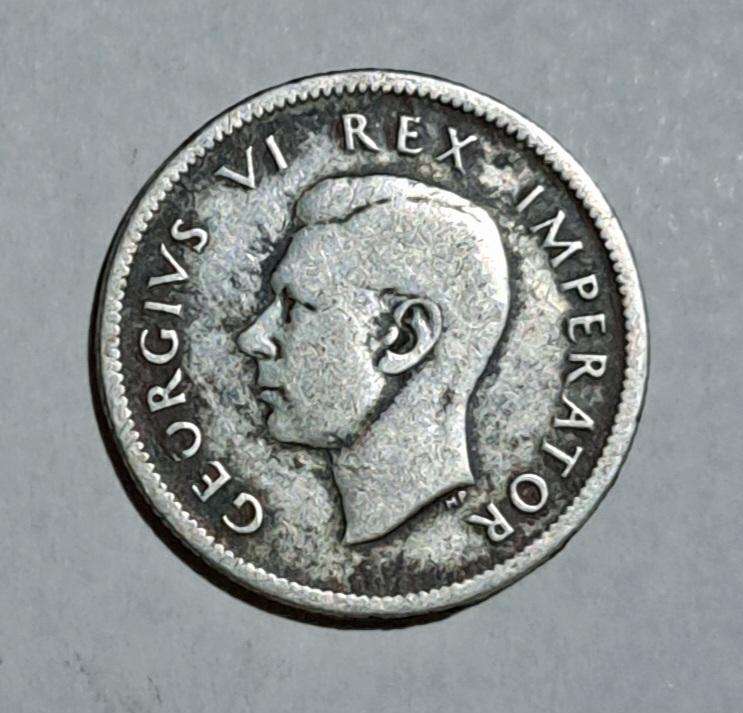 1937 Union Silver One Shillings  "80% SIlver"
