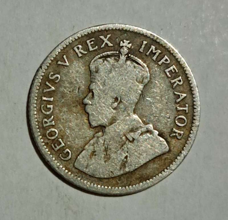 1924 Union of S.A. Silver One Shilling " 80% Silver " Scarce "