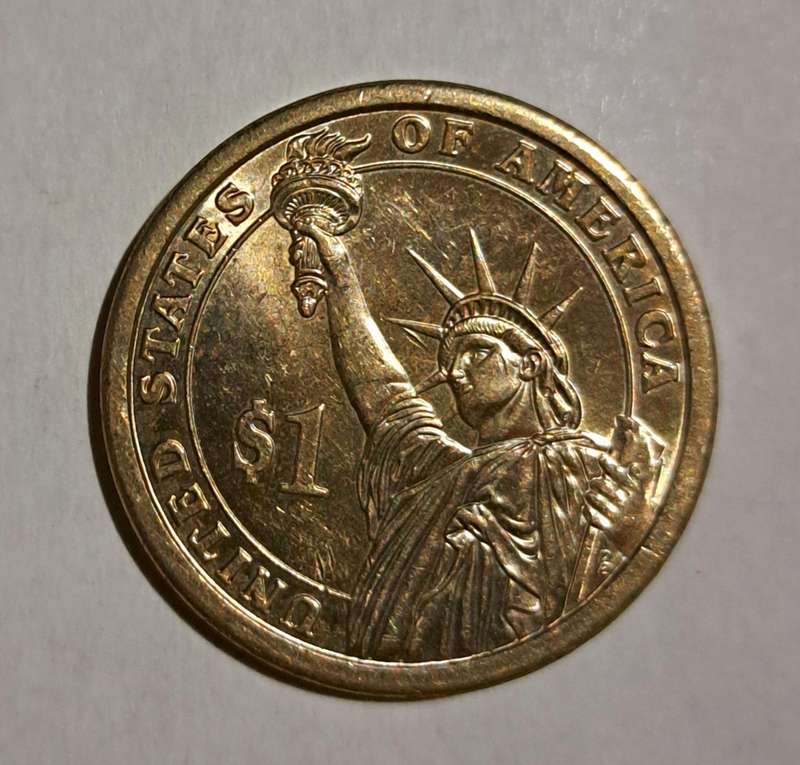 United States of America One Dollar Coin - William Henry -9th President 1841.