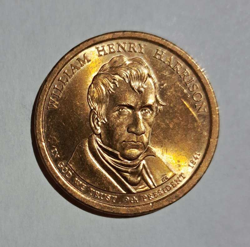 United States of America One Dollar Coin - William Henry -9th President 1841.