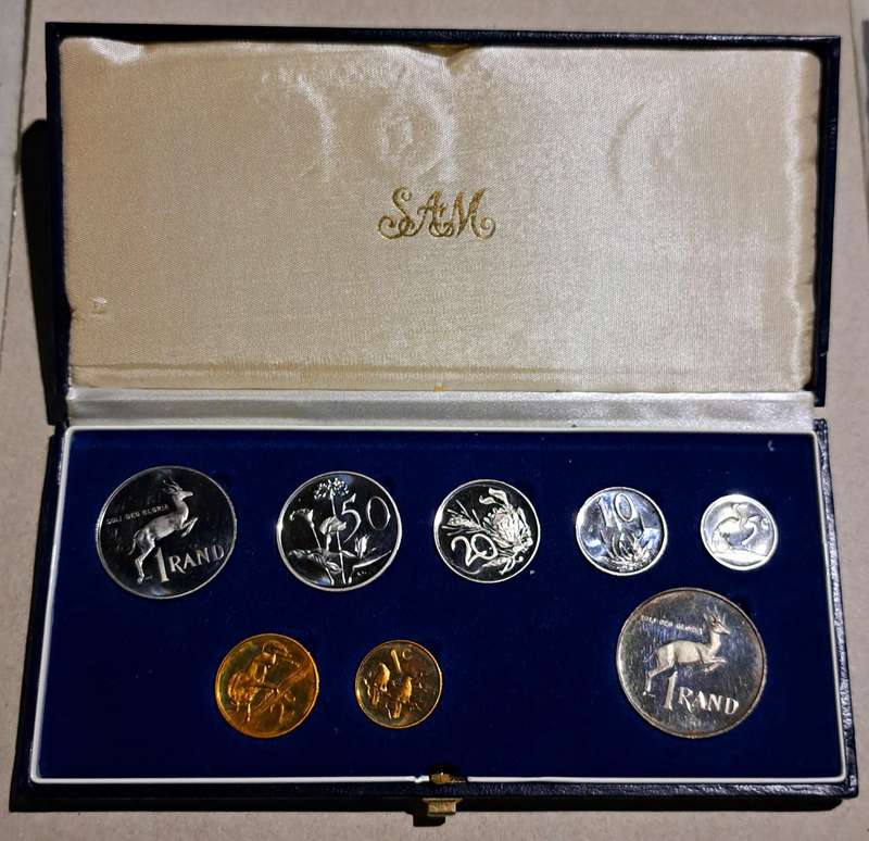 1989 Sam Silver Proof R1 Set in Original Box !