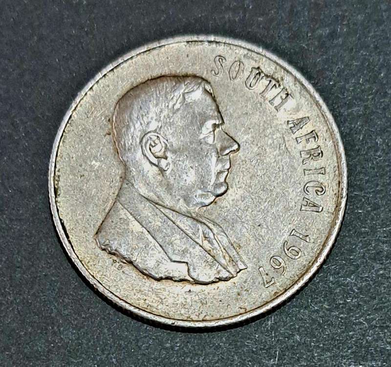 1967 Silver R1 Coin S.A.  " 80% Silver "