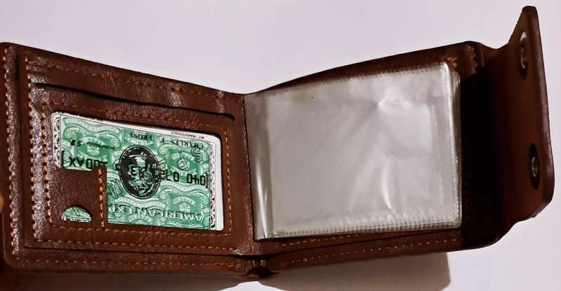 Men's Leather Wallet "Brown" ( 1 of 2 )