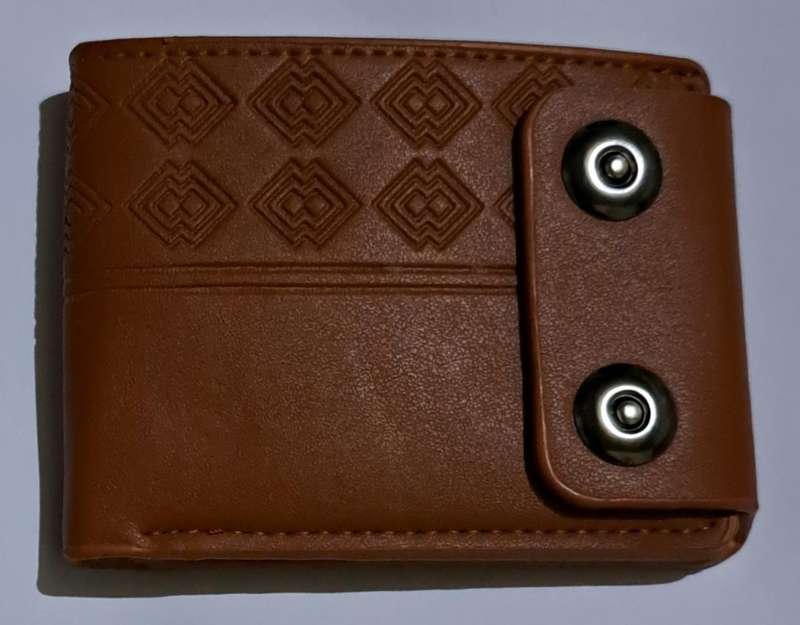 Men's Leather Wallet " Light Brown " ( 2 of 2 )