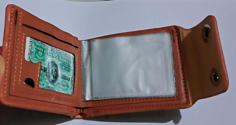 Men's Leather Wallet " Light Brown " ( 2 of 2 )