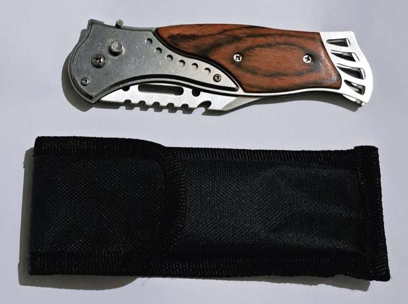 Hunting Pocket Flick Knife 20cm & Sheath. "New" (2 of 2 )