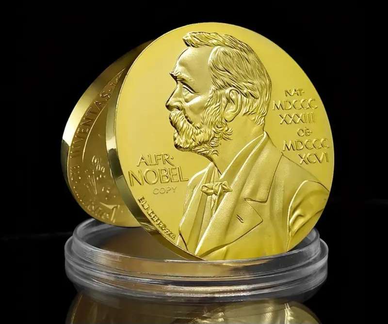 ALFR-Nobel Commemorative Coin."40mm New in Capsule " Very Nice Coin "