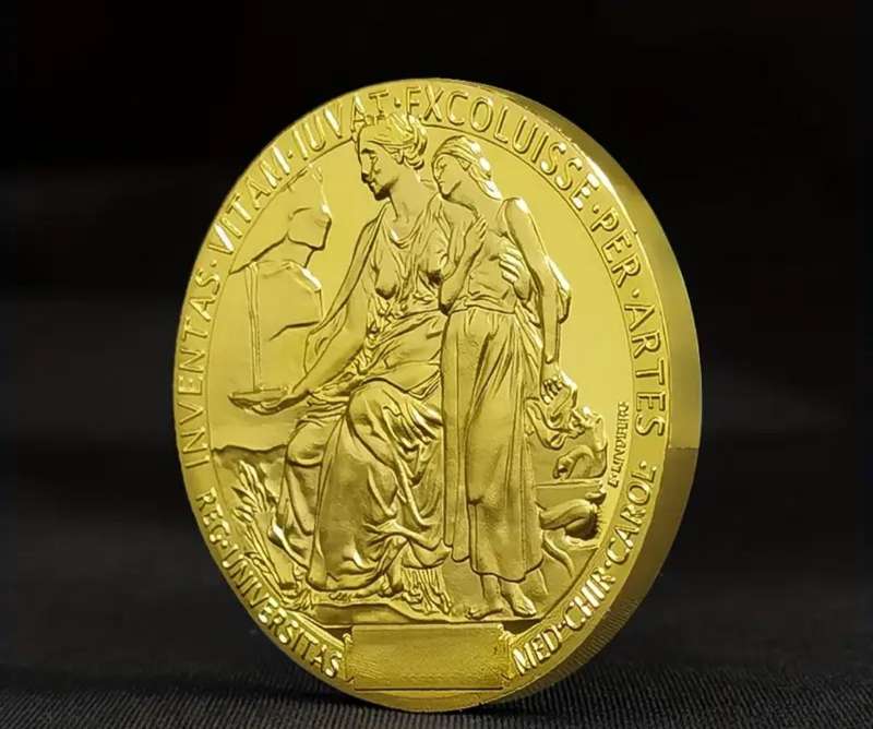 ALFR-Nobel Commemorative Coin."40mm New in Capsule " Very Nice Coin "
