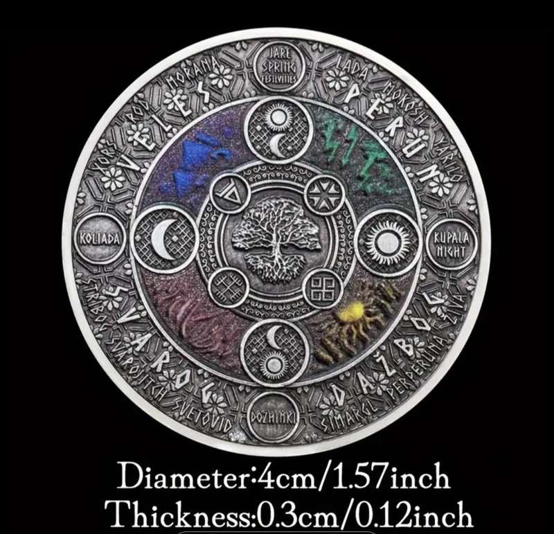 Life Tree & Prosperity " Commemorative " Military Challenge Coin