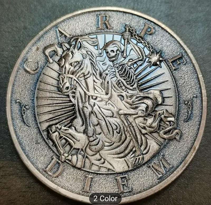 Vintage Carpe Diem Commemorative Coin.  ( 2 of 2 )
