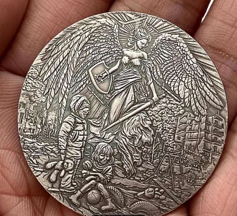 Angel Wings Commemorative Coin. ( 1 of 2 )