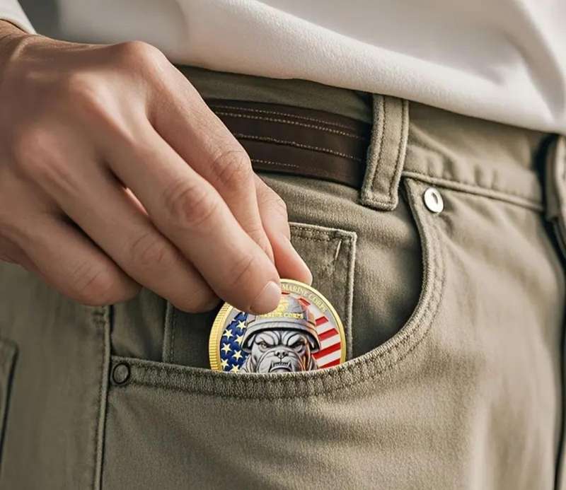 The Devil Dogs Anniversary Coin in Capsule  New