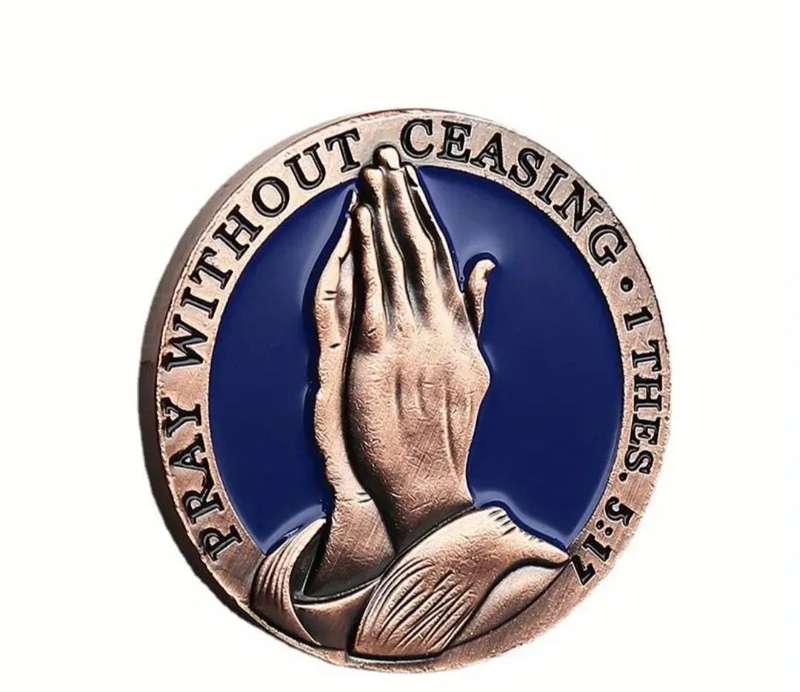 The Lord's Prayer Coin.in Capsule " New "