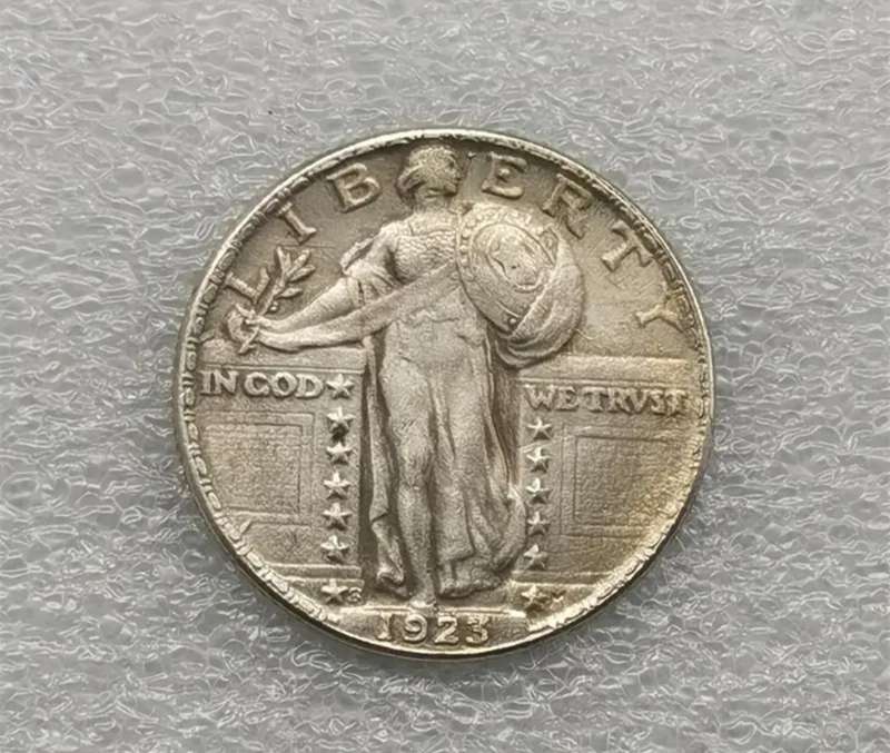 1923-S Standing Liberty Commemorative Coin.A